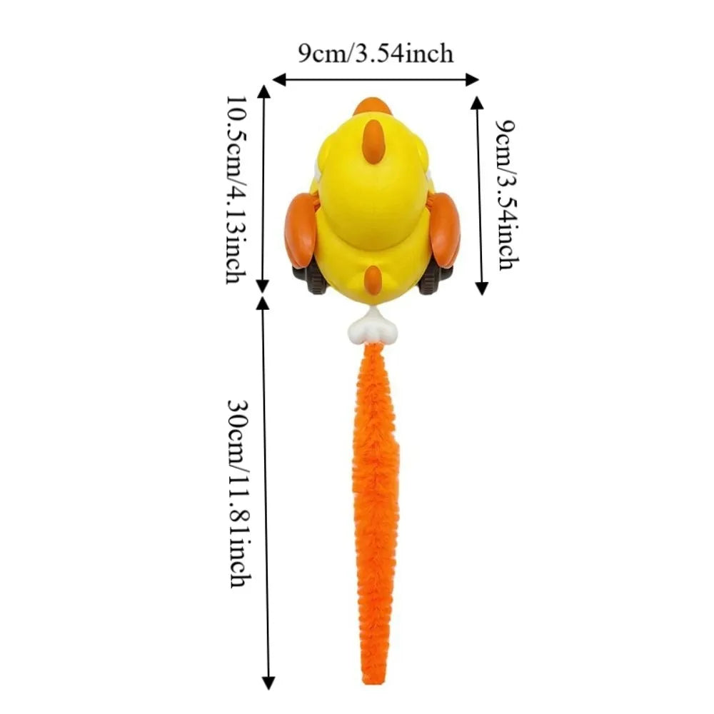Wind-Up Bird Cat Teaser Toy — Chirping, Bite-Resistant, No Batteries
