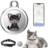 Mini GPS Cat & Dog Tracker Collar - Waterproof Real-Time, No Monthly Fee