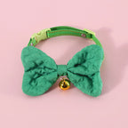 Candy Color Bow Collar for Cats & Small Dogs