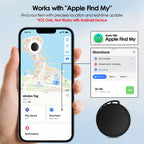 AirTag Compatible Anti-Loss GPS Tracker for Pets, Cars & Kids