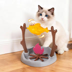 360° Rotating Chicken Leg Slow Feeder — Cat Puzzle Toy