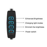 USB Full Spectrum Aquarium LED Clip Light (8W, Dimmable, 360° Rotatable)
