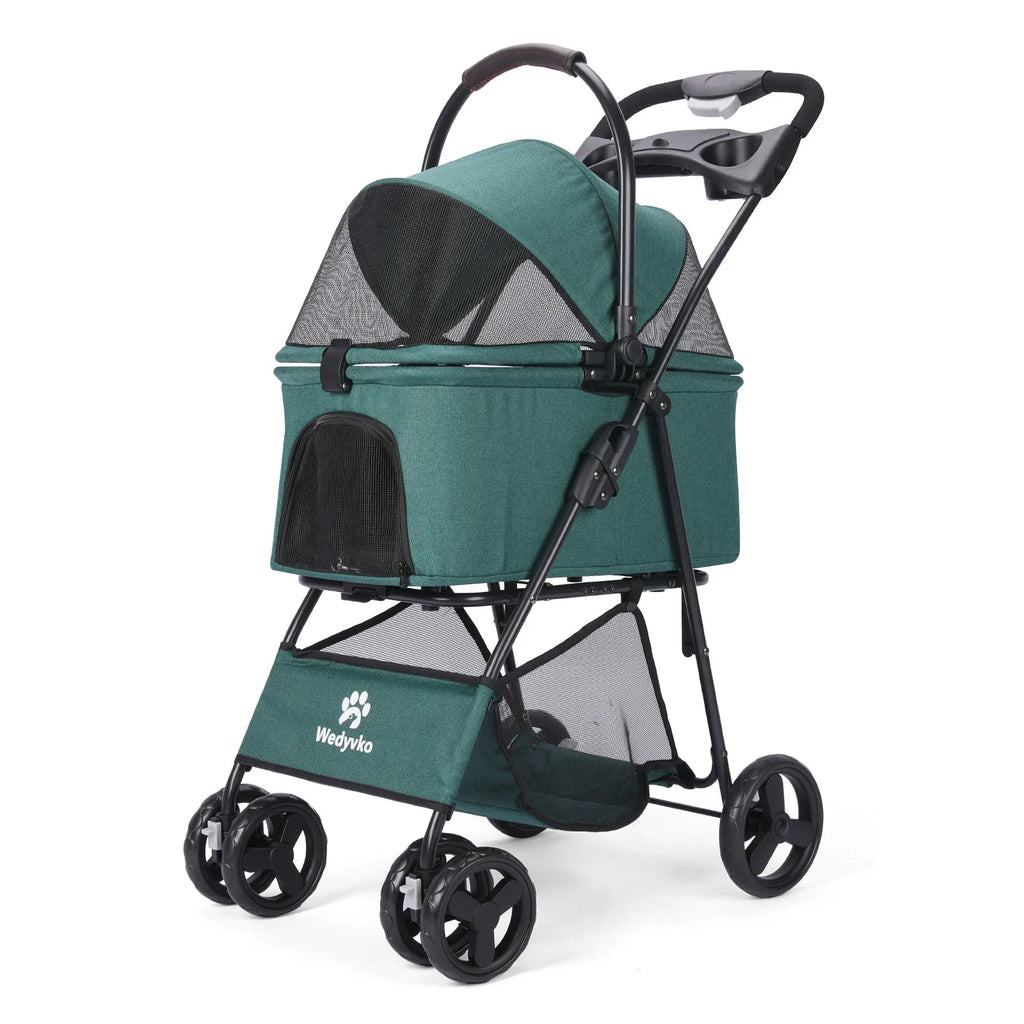 3-in-1 Pet Stroller with Sun Shade (All-Terrain, Waterproof)
