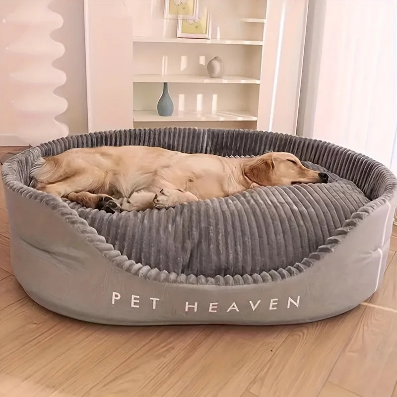 Ultra-Soft Plush Dog Bed, Bite-Resistant & Dirt-Proof