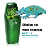 Reptile Drinking Water Fountain — Filtered Flowing Water Dispenser