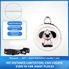 A84E Bluetooth Smart Wearable GPS Pet Tracker Collar - Waterproof Real-Time Anti-Loss