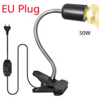 Dimmable 50W UVA/UVB Reptile Heat Lamp — Simulated Sunlight for Turtles & Bearded Dragons