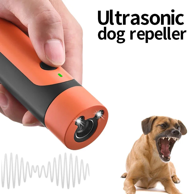 Mini Ultrasonic Dog Repeller & Anti-Bark Training Device - Long-Distance Outdoor