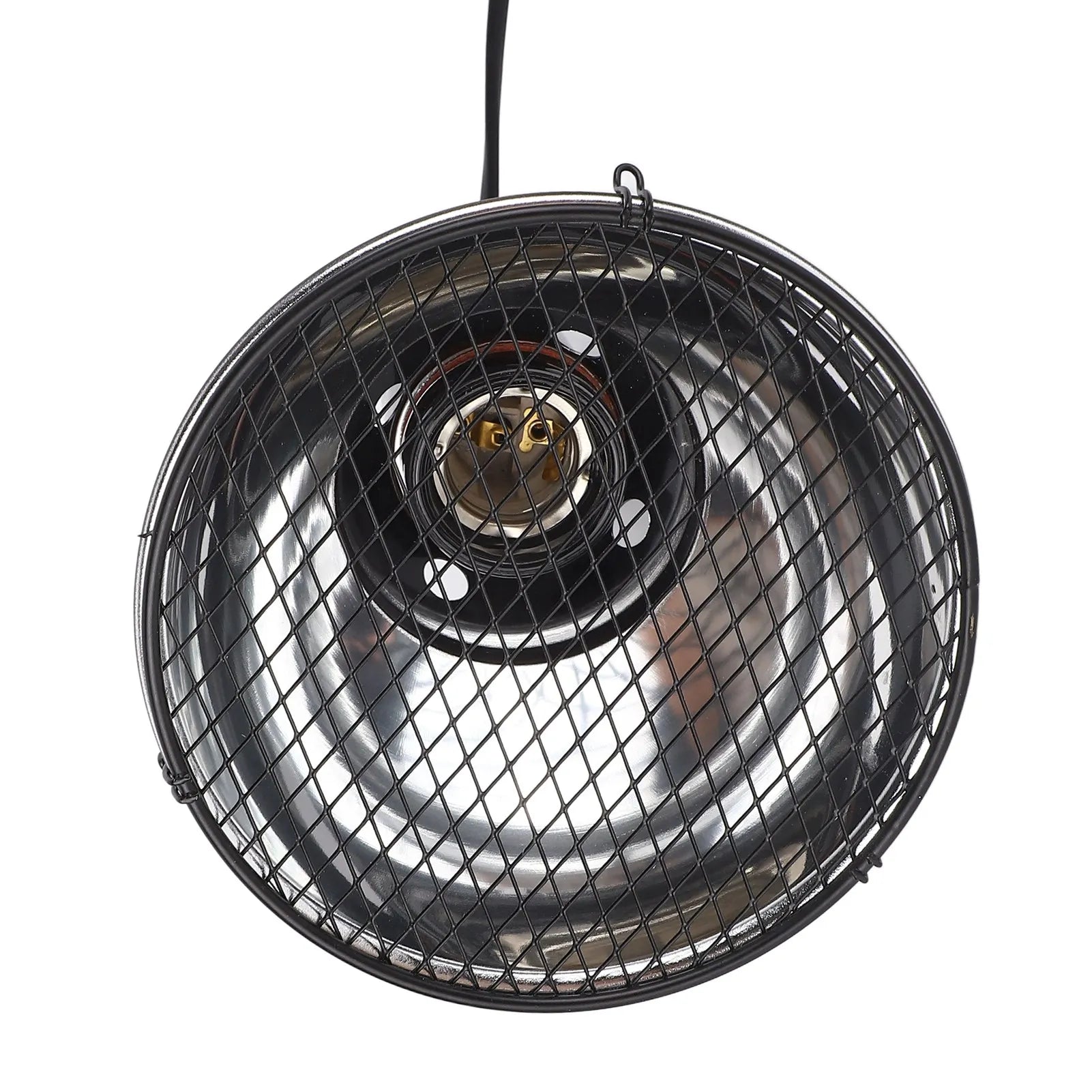 5.5in Ceramic Dome Heat Lamp Fixture — Uniform Heating for Reptiles & Amphibians