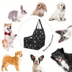 Foldable Dog Car Booster Seat with Safety Belt