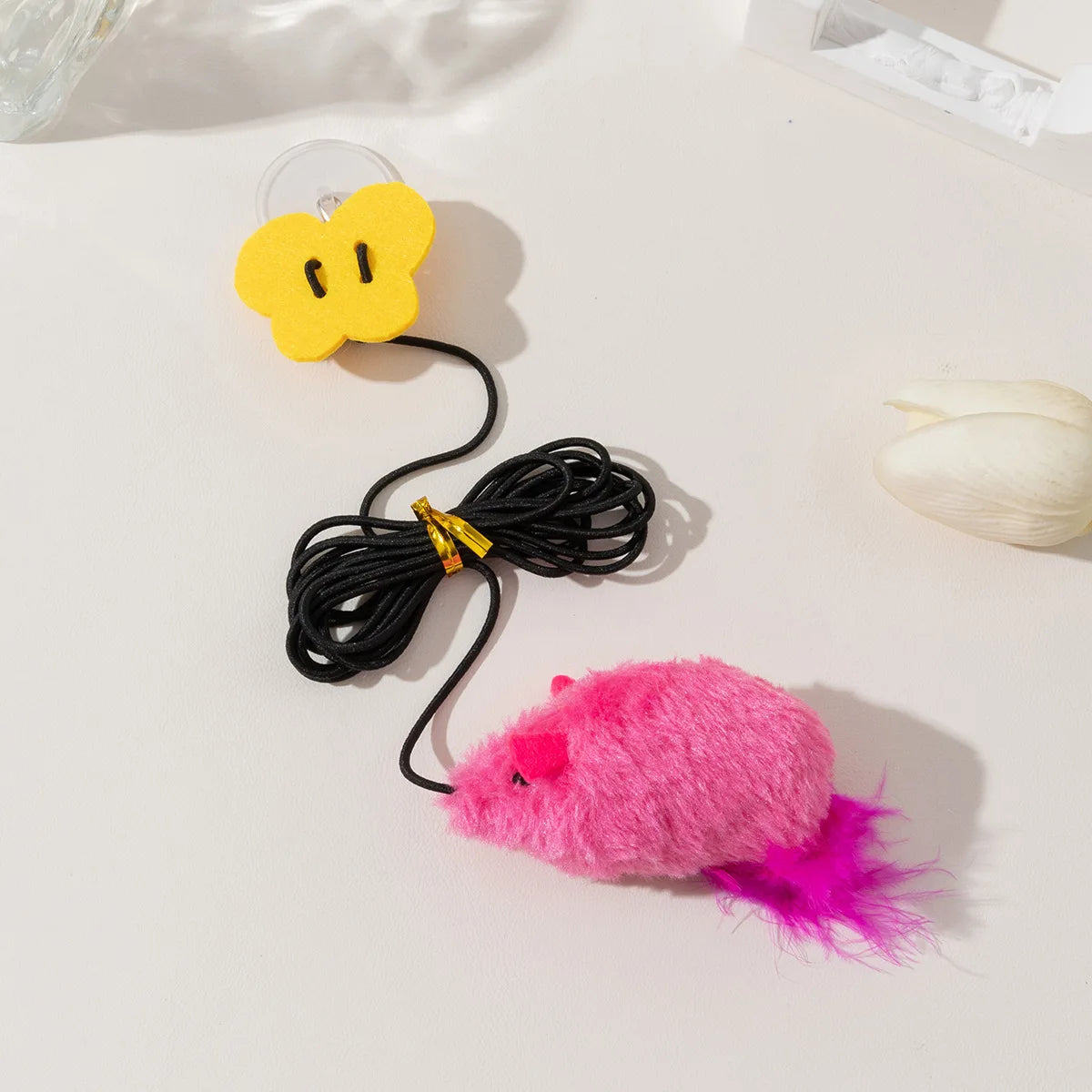 Hanging Simulation Bird & Insect Cat Toy — Self-Play Teaser Wand Toy for Kittens