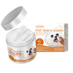 YEGBONG Eye Wipes for Cats & Dogs — Tear Mark Removal, 60-Count