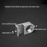 Aluminum Alloy Aquarium Tube Holder Clamp (Water Pipe Hose Mount, Glass Clip)