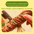 Cork Fish-Shaped Cat Bite Toy — Teeth Grinding & Claw Relief Interactive Play Toy