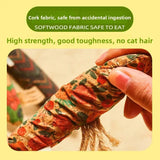 Cork Fish-Shaped Cat Bite Toy — Teeth Grinding & Claw Relief Interactive Play Toy