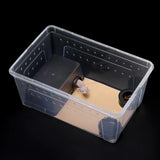 Transparent Vivarium Lid — Ventilated Cover for Reptile Breeding Boxes
