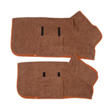 Microfiber Pet Drying Robe — Quick-Dry, Adjustable Hook-and-Loop