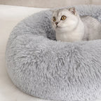 Round Plush Dog Bed