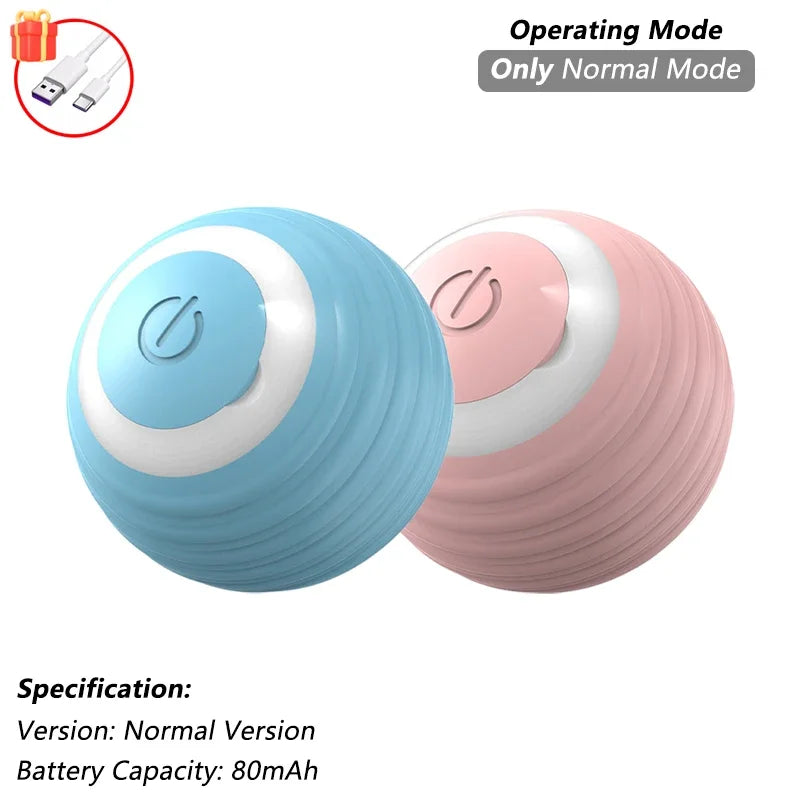 Mouse-Imitating Rolling Ball Cat Toy