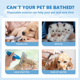 Leave-In Pet Grooming Serum — No-Rinse Deodorizing Formula for Cats & Dogs