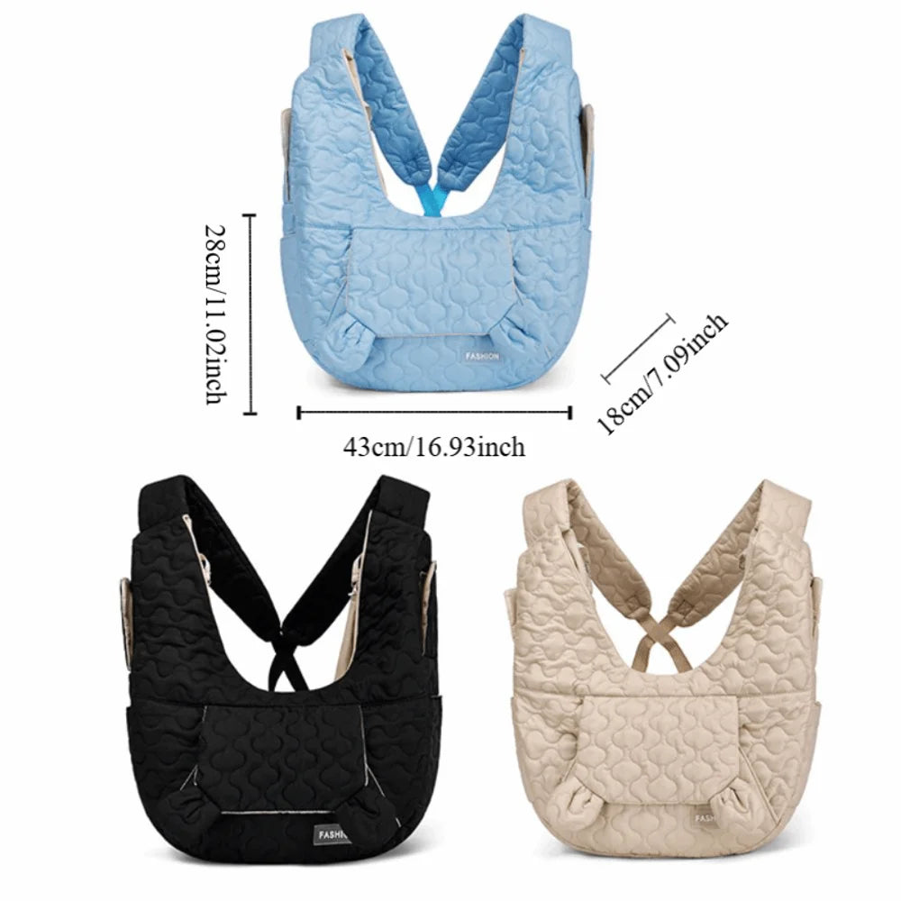 Waterproof Dog Carrier Backpack (Cross Strap, Ergonomic)