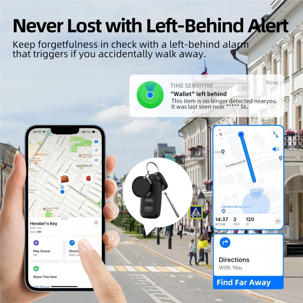 Mini Dual-System GPS Tracker for iOS & Android - Pets & Luggage