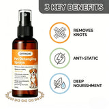 Pet Detangling Spray — Leave-In Conditioner for Dogs & Cats, No-Rinse, 50ml