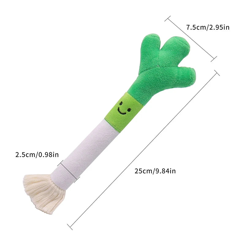 Catnip Onion Plush Toy with Bell — Washable Bite-Resistant Chew