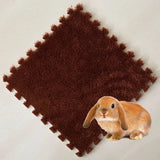 Spliceable Fleece Cage Liner Set — Washable Waterproof Bedding Mats