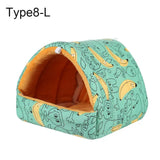 Small Animal Sleeping Nest — Warm Cotton Bed for Hamsters & Rabbits