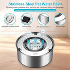No-Spill Stainless Steel Dog Bowl
