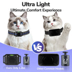 Ultra-Small Cat Training Collar — Waterproof, Rechargeable, 2000ft Remote