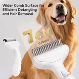 Pet Grooming Comb — Gentle Knot & Tangle Remover for Cats & Dogs