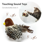 Washable Plush Flying Bird Cat Toy