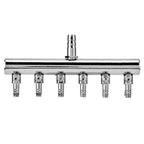 Stainless Steel Aquarium Air Flow Control Valve (8mm to 4mm, Splitter)