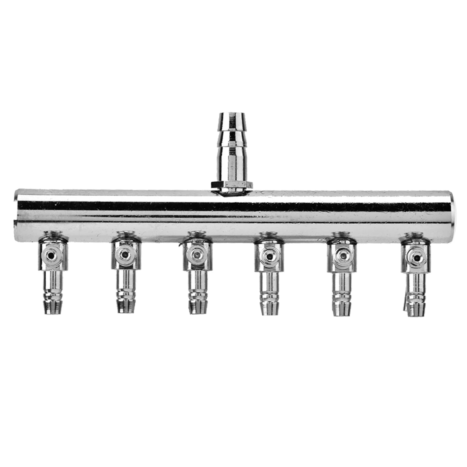 Stainless Steel Aquarium Air Flow Control Valve (8mm to 4mm, Splitter)