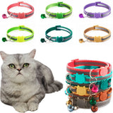 Reflective Cat Collar with Bell — Adjustable Kitten Safety Necklace