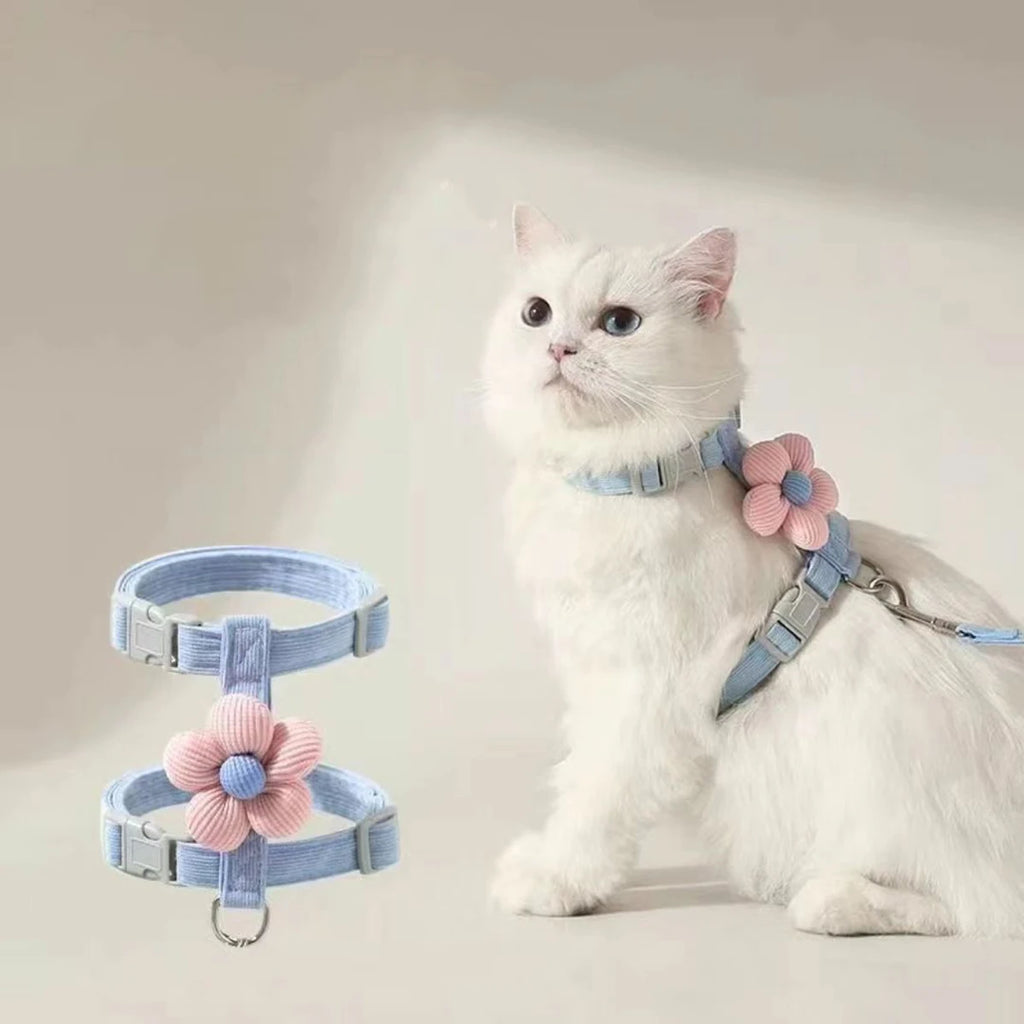 Step-In Harness & Leash Set for Cats & Dogs