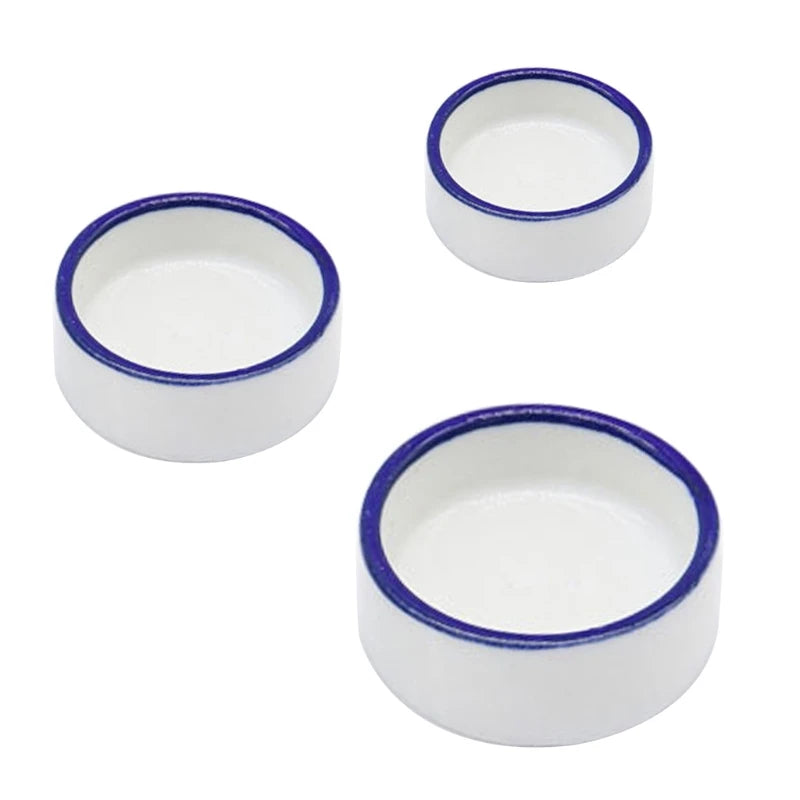 Mini Ceramic Reptile Water & Food Bowl — Set of 2 for Spiders, Geckos & Tortoises