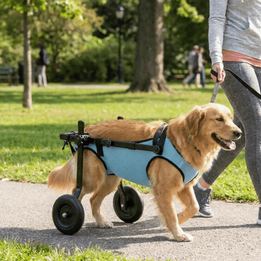 Dog Mobility Scooter Wheelchair (Hind Leg Support, Outdoor Use)