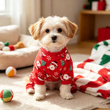 Christmas Santa Claus Dog Pajamas (Small Dog Holiday Pjs)