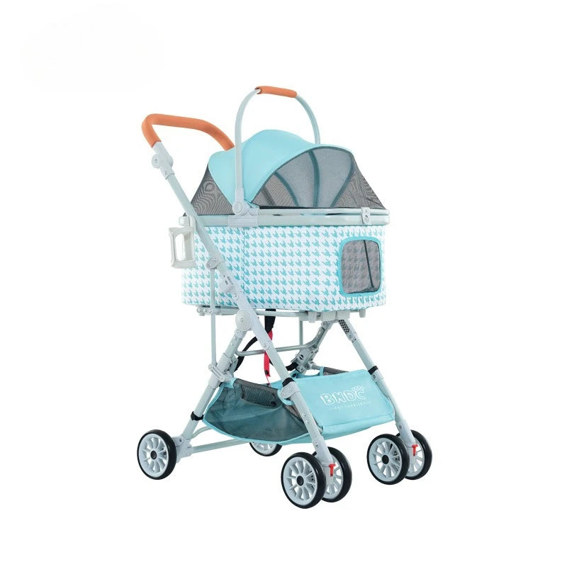 MAXFOR Luxury Washable Pet Stroller for Cats & Dogs up to 25 kg — Foldable