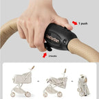 Airline-Ready One-Touch Folding Lightweight Pet Stroller — Breathable Outdoor Puppy & Cat Travel Carrier
