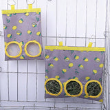 Hanging Hay Feeder Bag — Mess-Free Grass Storage for Rabbits & Guinea Pigs