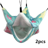 Cozy Fleece Hideout Hammock for Hamsters, Guinea Pigs & Sugar Gliders