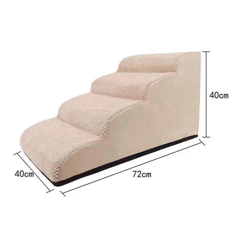 Anti-Slip Detachable Sponge Pet Ladder, 2-4 Layers