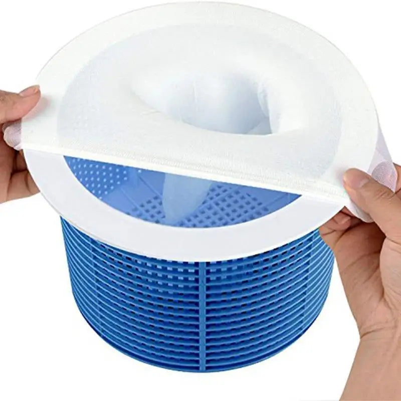 Pool & Tank Skimmer Socks (Reusable, 100 Mesh, Fine Filter)