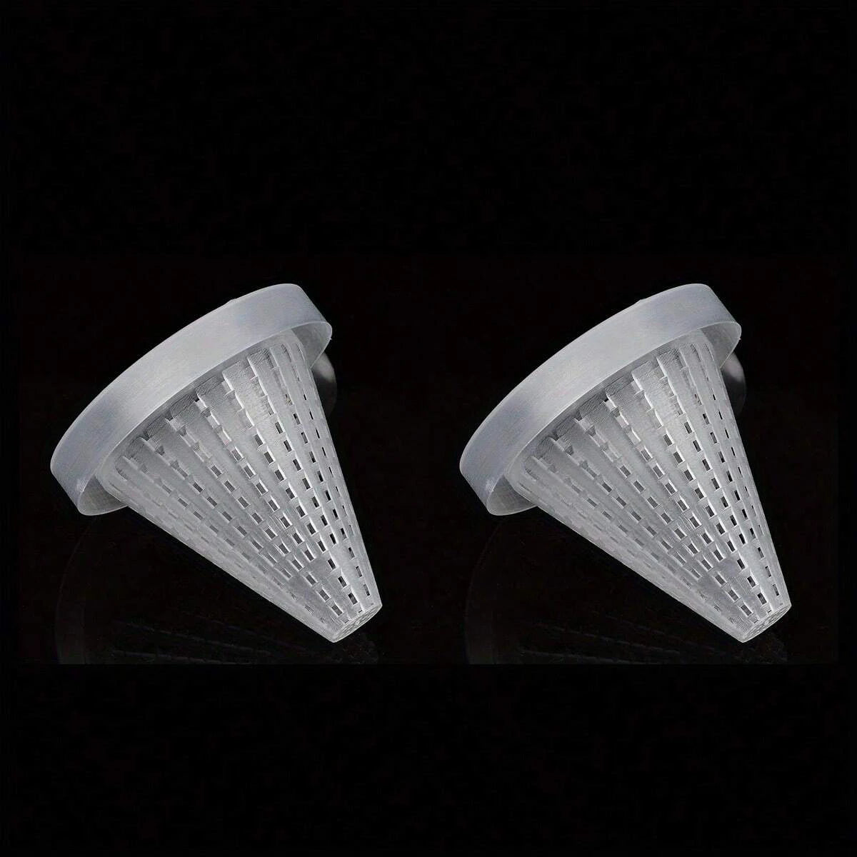 Aquarium Conical Feeder Cup for Live Worms & Nematodes 2-Pack
