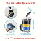 SUNSUN External Aquarium Filter Canister (Silent, Freshwater & Saltwater, 55 Gal)