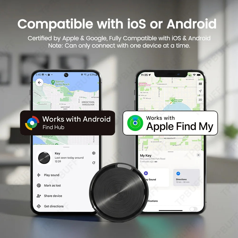 Dual System iOS & Android GPS Smart Tag - Vehicle, Pet & Child Anti-Loss